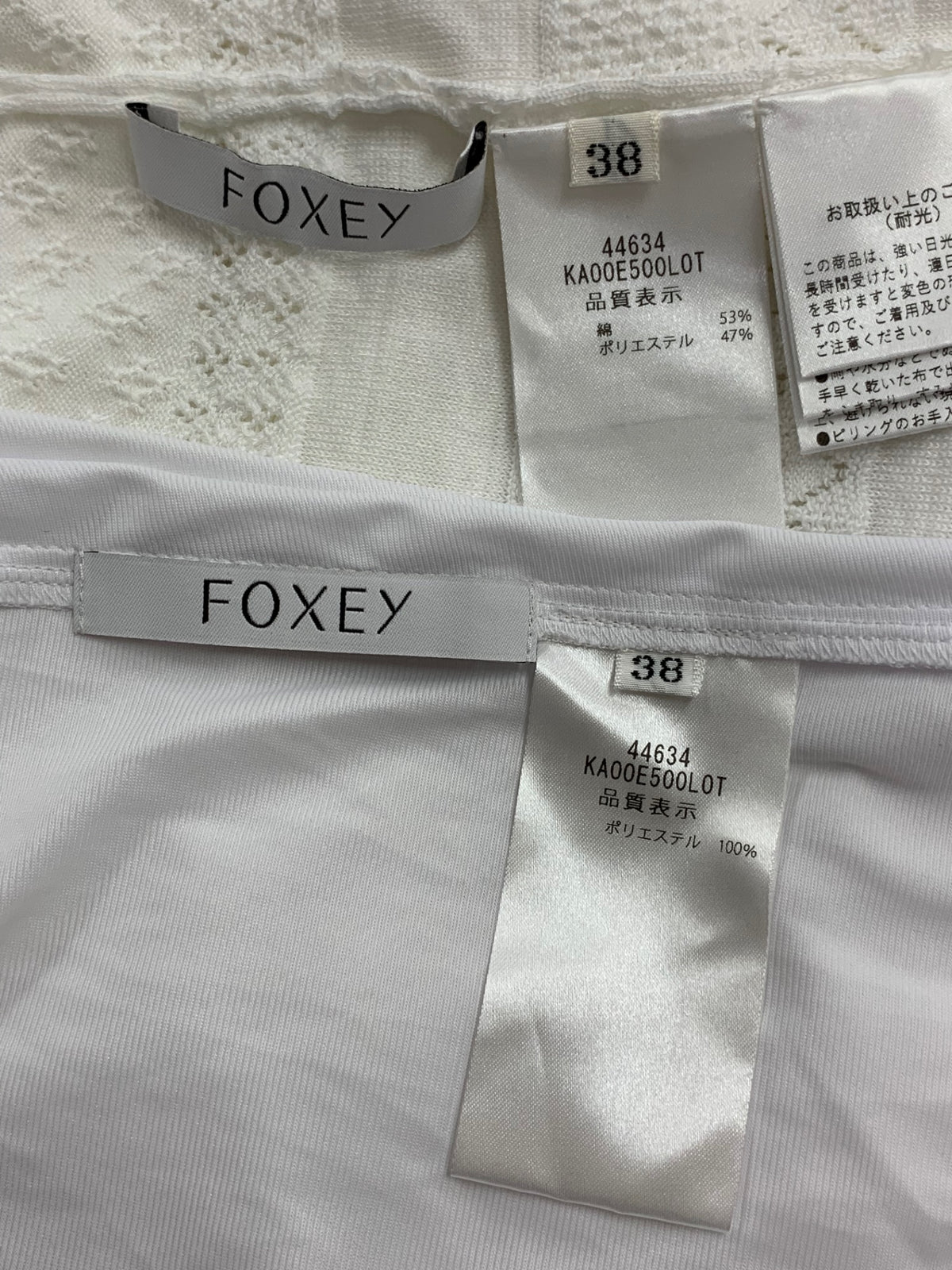 フォクシーブティック Knit Dress Florence 44634 ワンピース 38 ホワイト IT1JV0C8T6B4