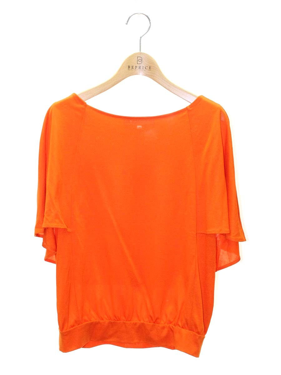 エムズグレイシー 725313 Tシャツ カットソー 38 オレンジ バックリボン ITNVJBTHEFAC