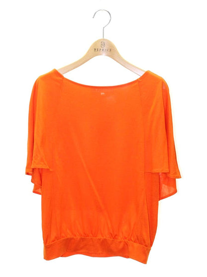 エムズグレイシー 725313 Tシャツ カットソー 38 オレンジ バックリボン ITNVJBTHEFAC