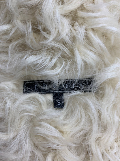 セオリー 01-9402916 ベスト 2 グレー ムートン ファー フーディ ITI57VYBQ5GW