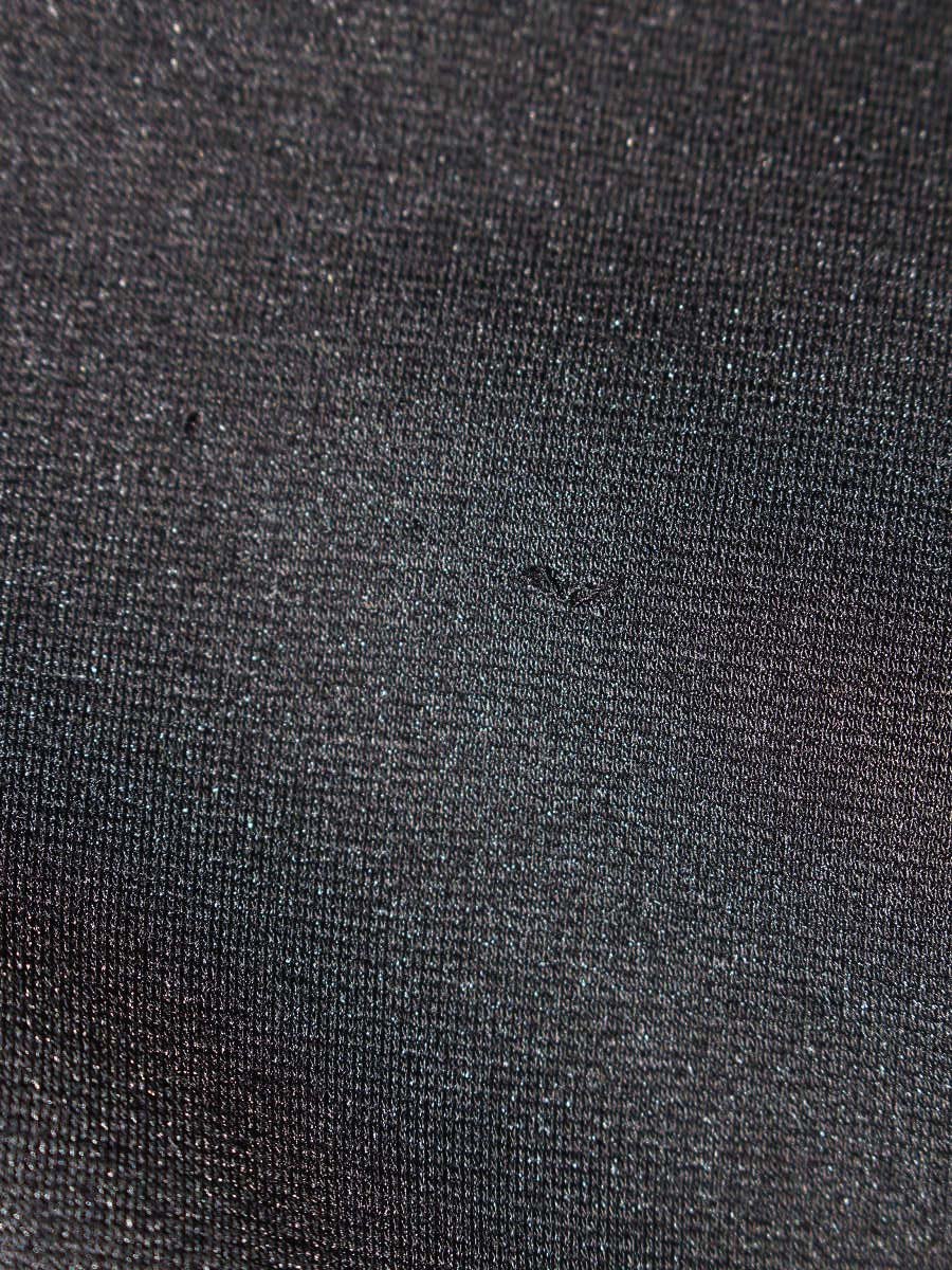 エムズグレイシー 915510 Tシャツ カットソー 38 ブラック リボン 異素材切替 ITEJ4E0BOI68