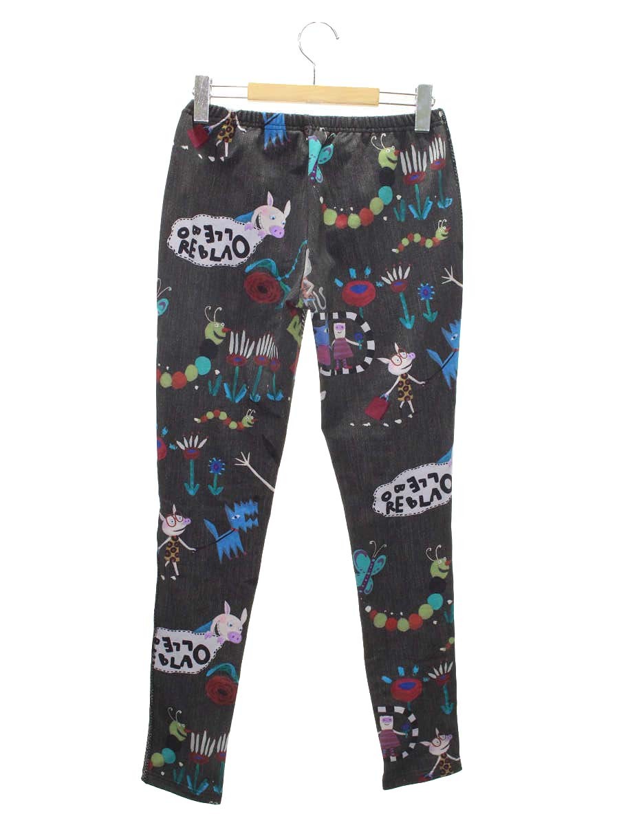 アルベロベロ 438399 パンツ F グレー アニマルモチーフ ストレッチ ITTD98471E9S