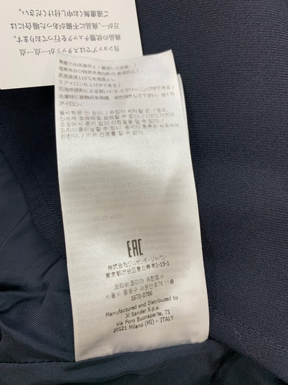 ジルサンダー OUTER SHIRT 01 PD J21BN0039 J70001 アウターシャツ ジャケット 48 ネイビー 22AW ITIE4VNUKKM4