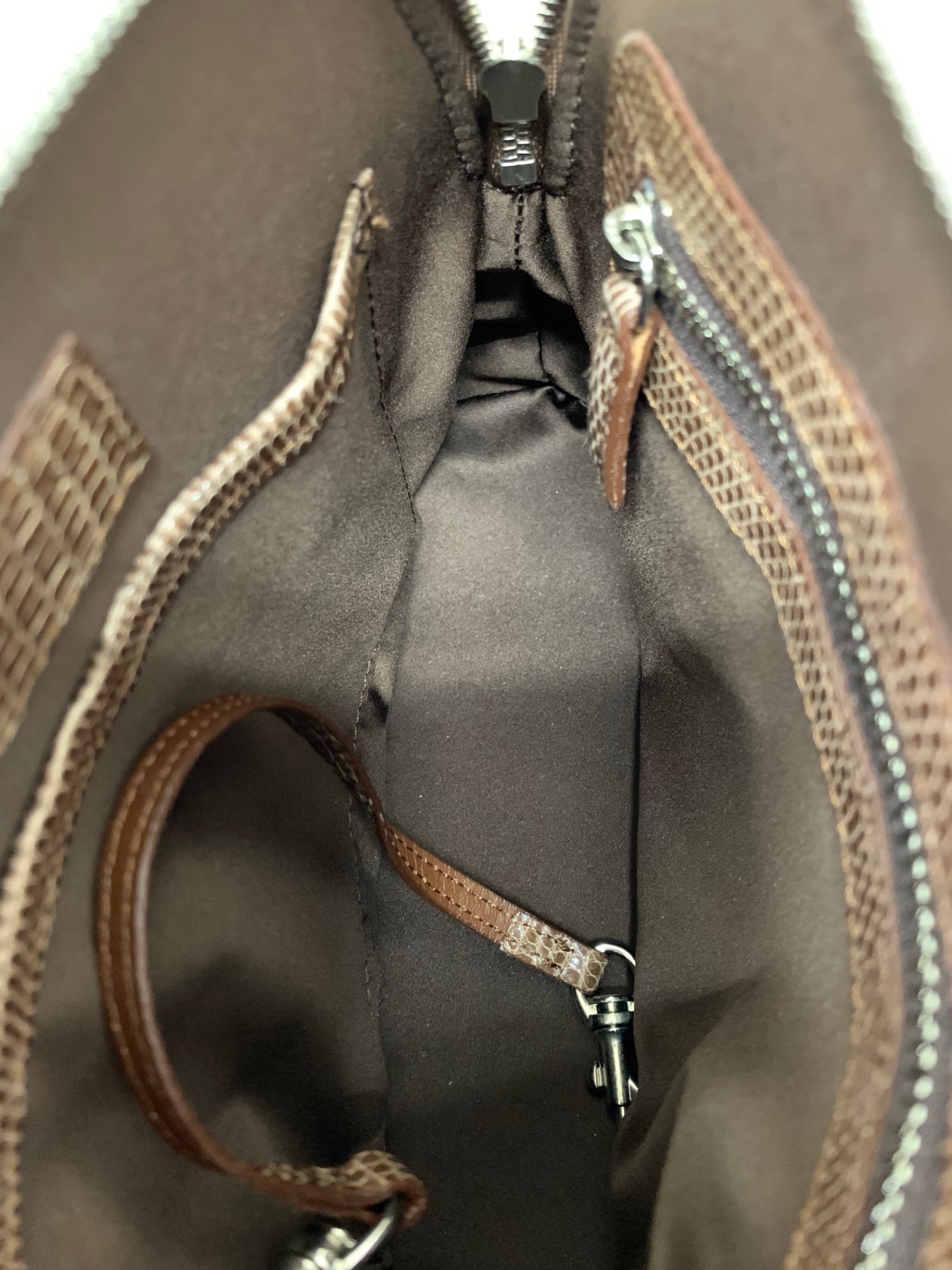 フォクシーブティック LIZARD MACARON 27071 ハンドバッグ ブラウン IT68L3MYDK1U