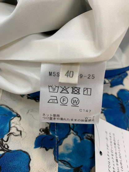 エポカ フラワーパネルプリント フレアスカート  M5S37-369-25   40 ブルー ’24 ITTBVOUV9ABS 【SALE】