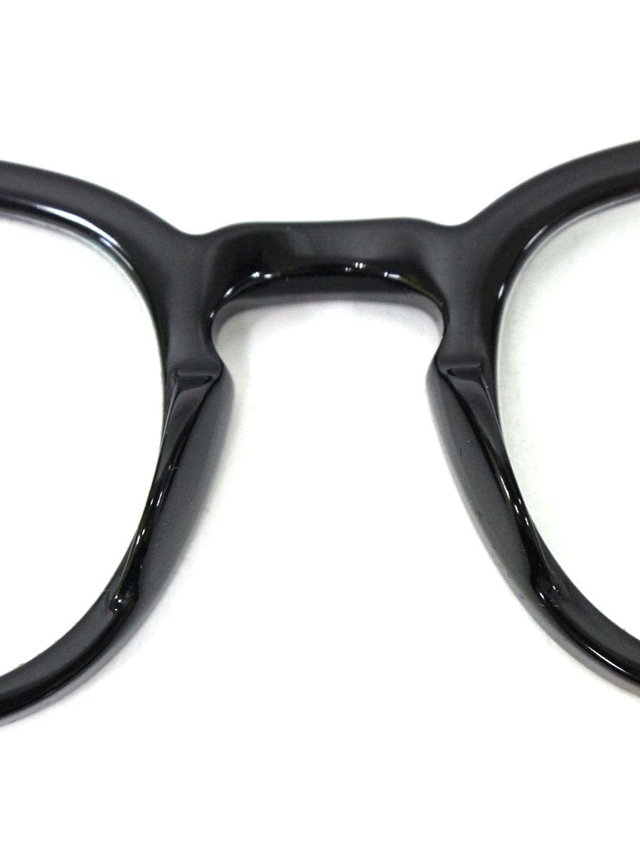 モスコット LEMTOSH メガネ ブラック セルフレーム フルリム ウェリントン ITJGJ61TCK52