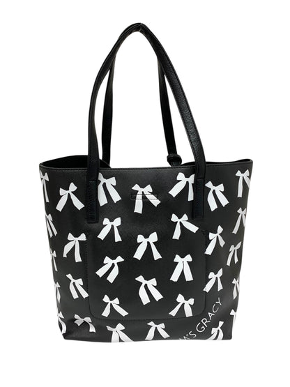 エムズグレイシー 094503 トートバッグ ブラック リボン ITAND1HU6NUV