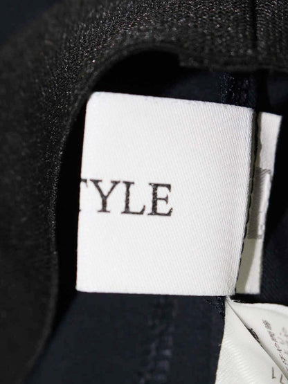 オフスタイル Jolie 151-642-32-2181 パンツ 40 ネイビー テーパード ITRRM0DEMDMQ