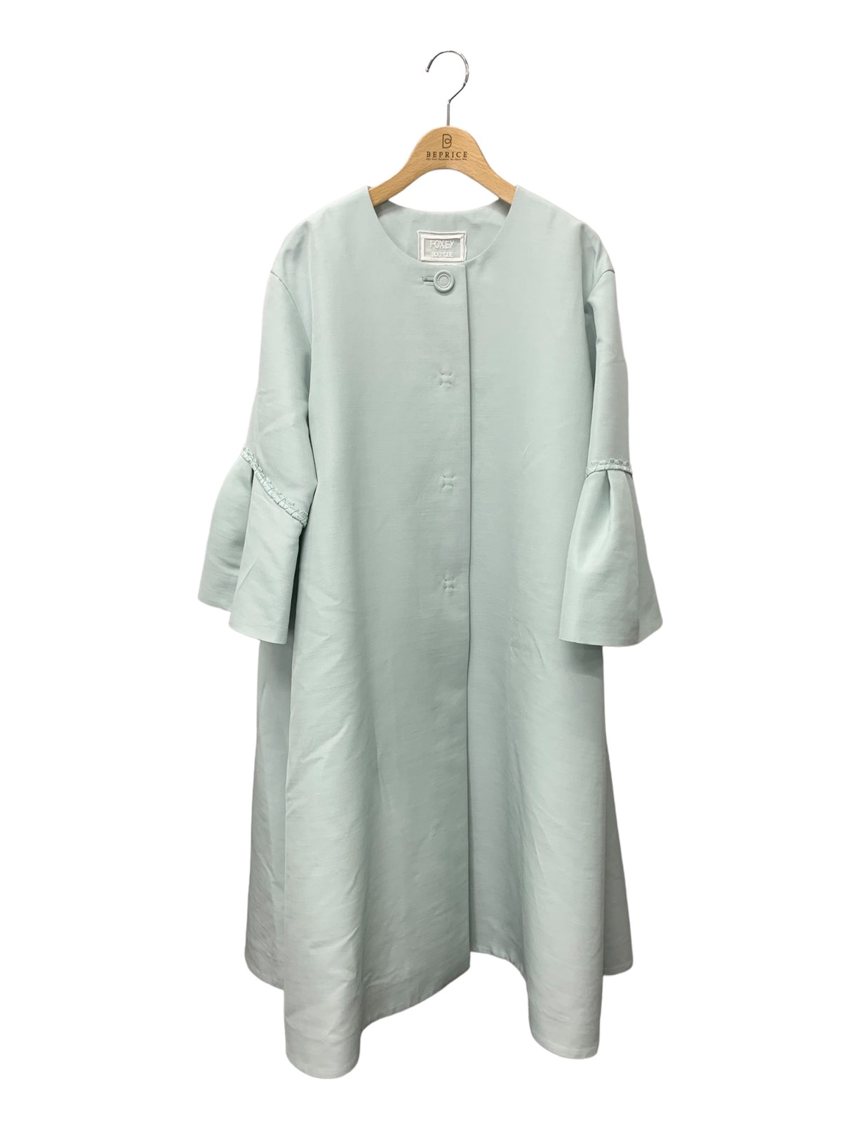 フォクシーブティック コート Coat Delphine 44155 42 グリーン ウール 