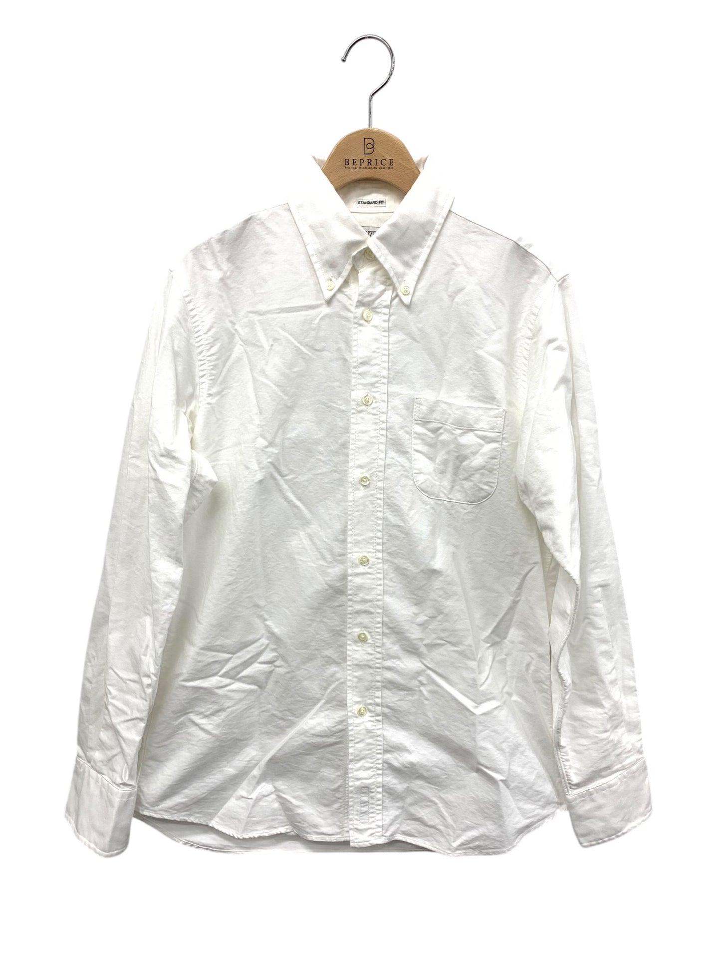 インディビジュアライズドシャツ スタンダートフィット ボタンダウン 15 1/2 ホワイト コットン IT40LSQXX27U