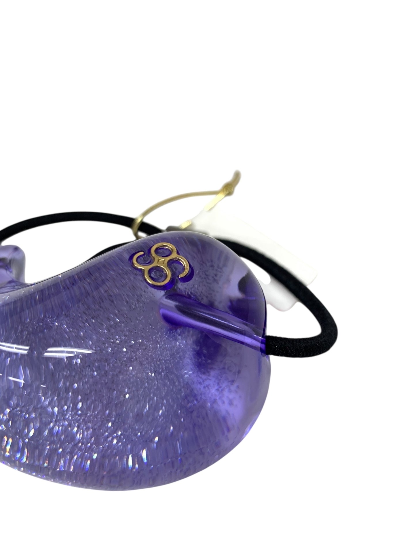 コレットマルーフ ヘアーゴム パープル アクリル ラメ ティアドロップ IT7AQDQSMT61 【SALE】