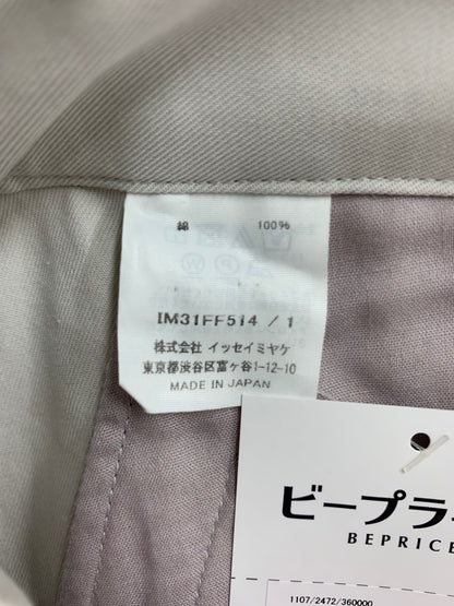 イッセイミヤケ IM31FF514 パンツ 1 グレー 23ss アシンメトリー裾 ITDZS1QFC1OQ 【SALE】