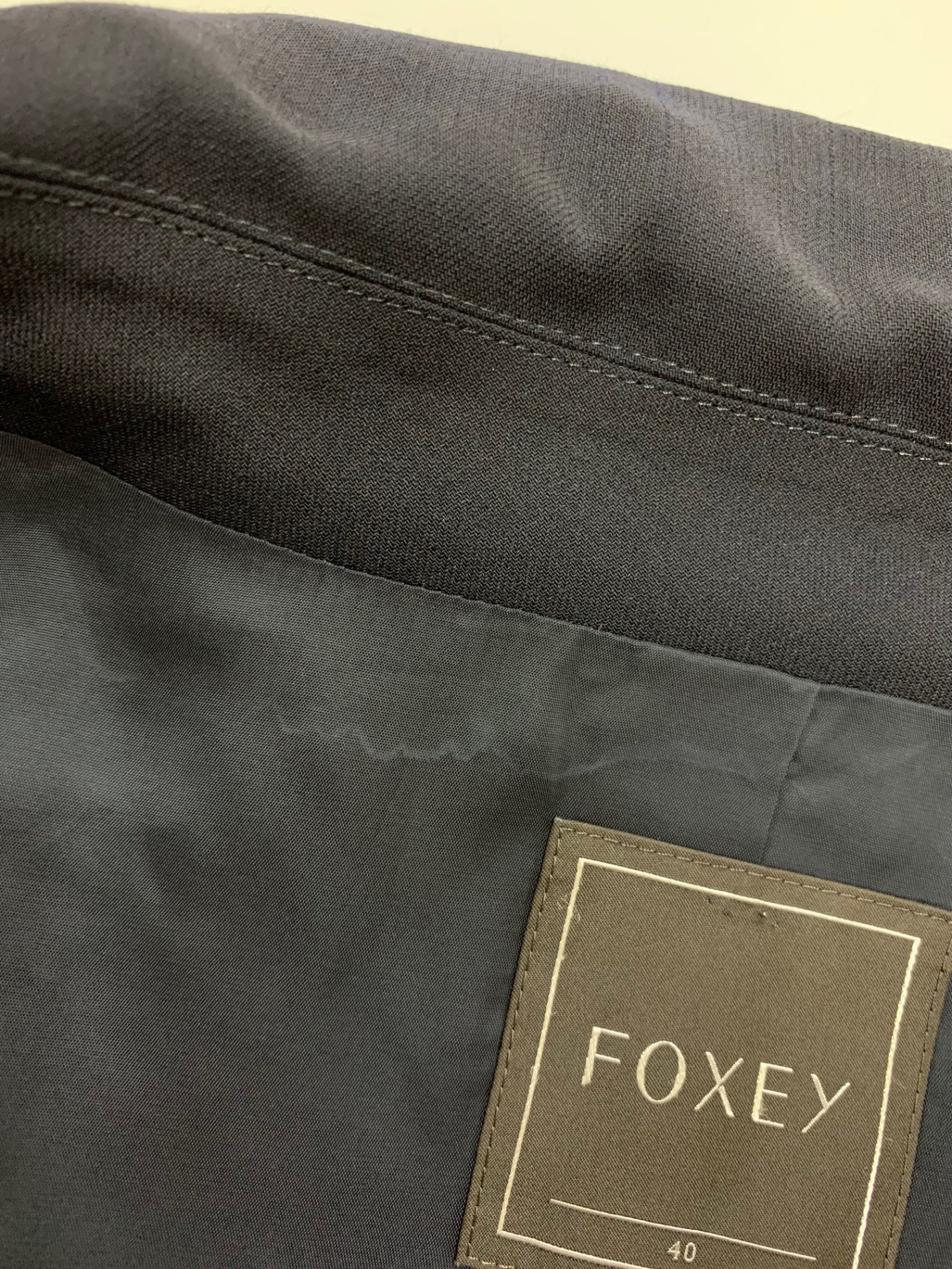 フォクシーブティック Ceremony Suit 35581 スーツ 40 ネイビー セットアップ セレモニー ジャケット ワンピース ITGT45NXJZ82