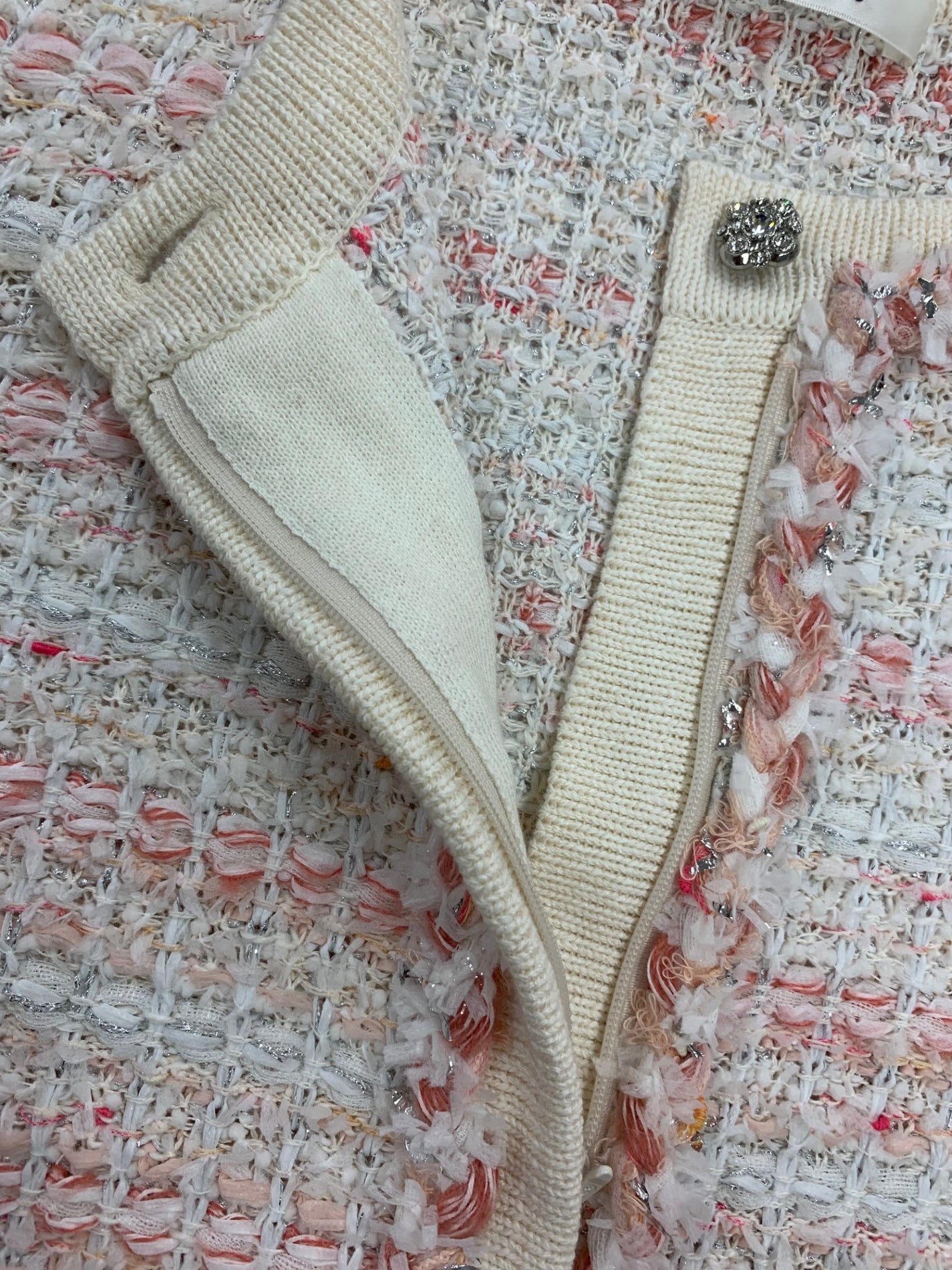 ルネ 6012210 ジャケット 34 ピンク ツイード ラメ IT23Y5Z73QQQ