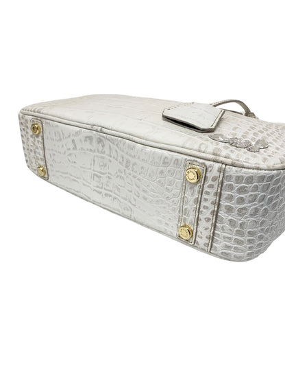 エーディーエムジェイ ハンドバッグ ホワイト クロコ型押し ヒマラヤ スワロフスキー ITOI5SBP6BQG 【SALE】