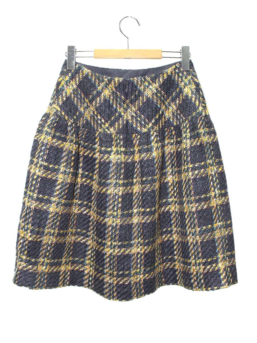 エムズグレイシー 017535 スカート 38 グレー ウール混 IT27OURLKIU8