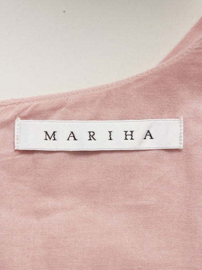マリハ ワンピース 40 ピンク コットン フレアー IT3KZMTX6OSG