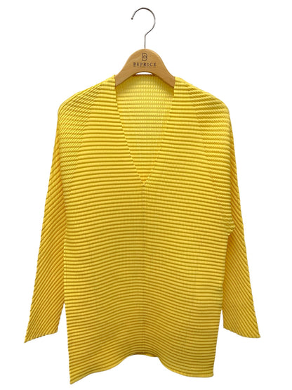 イッセイミヤケ IM04FJ940 カットソー 2 イエロー Vネック IT7D10J6EELK 【SALE】