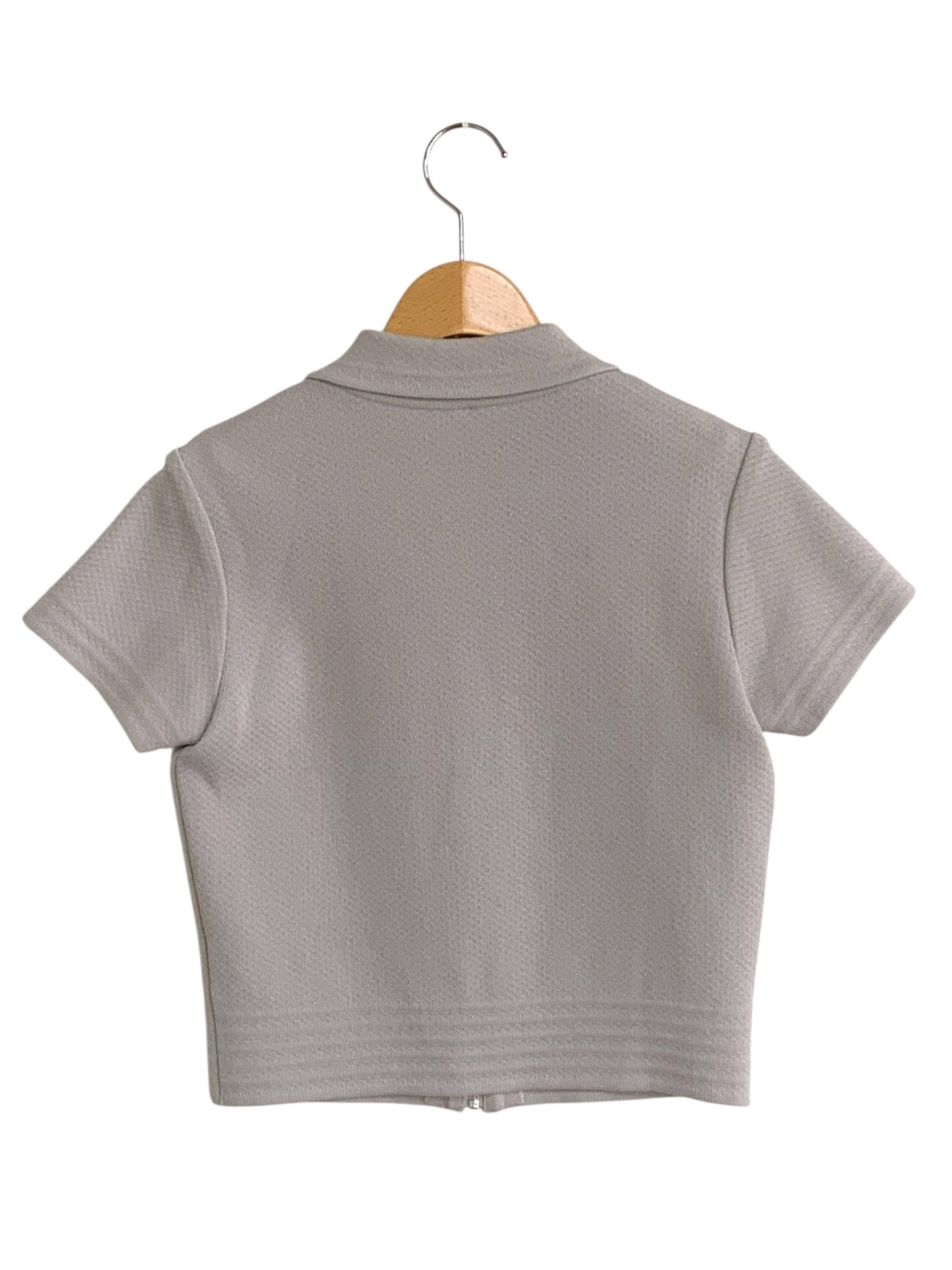 フォクシーブティック ジャケット ピケニット 33747 38 グレー ITVWNJ2282OZ