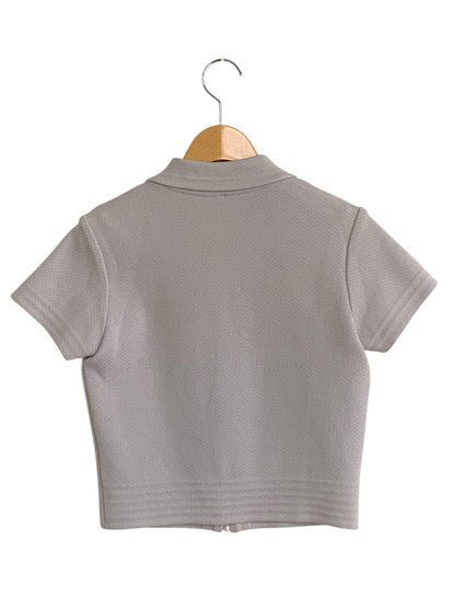 フォクシーブティック ジャケット ピケニット 33747 38 グレー ITVWNJ2282OZ