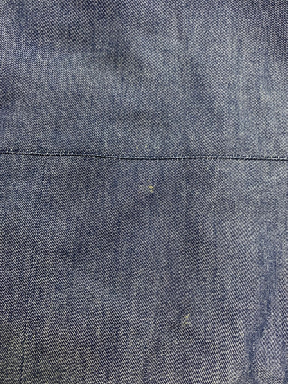 ブルーレーベルクレストブリッジ 55J25-345-29 ワンピース 38 ネイビー デニム フリル フレア ITHIHGO67PPW 【SALE】