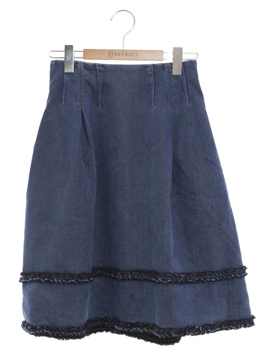 エムズグレイシー 817534 スカート 36 ブルー Lady Denim Skirt ITHK4ZBQ941E