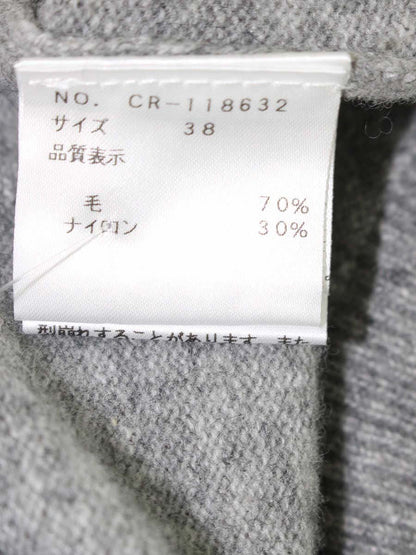 エムズグレイシー 118632 ニット セーター 38 グレー 肩ボタン ITSYZ2K1ZVO0