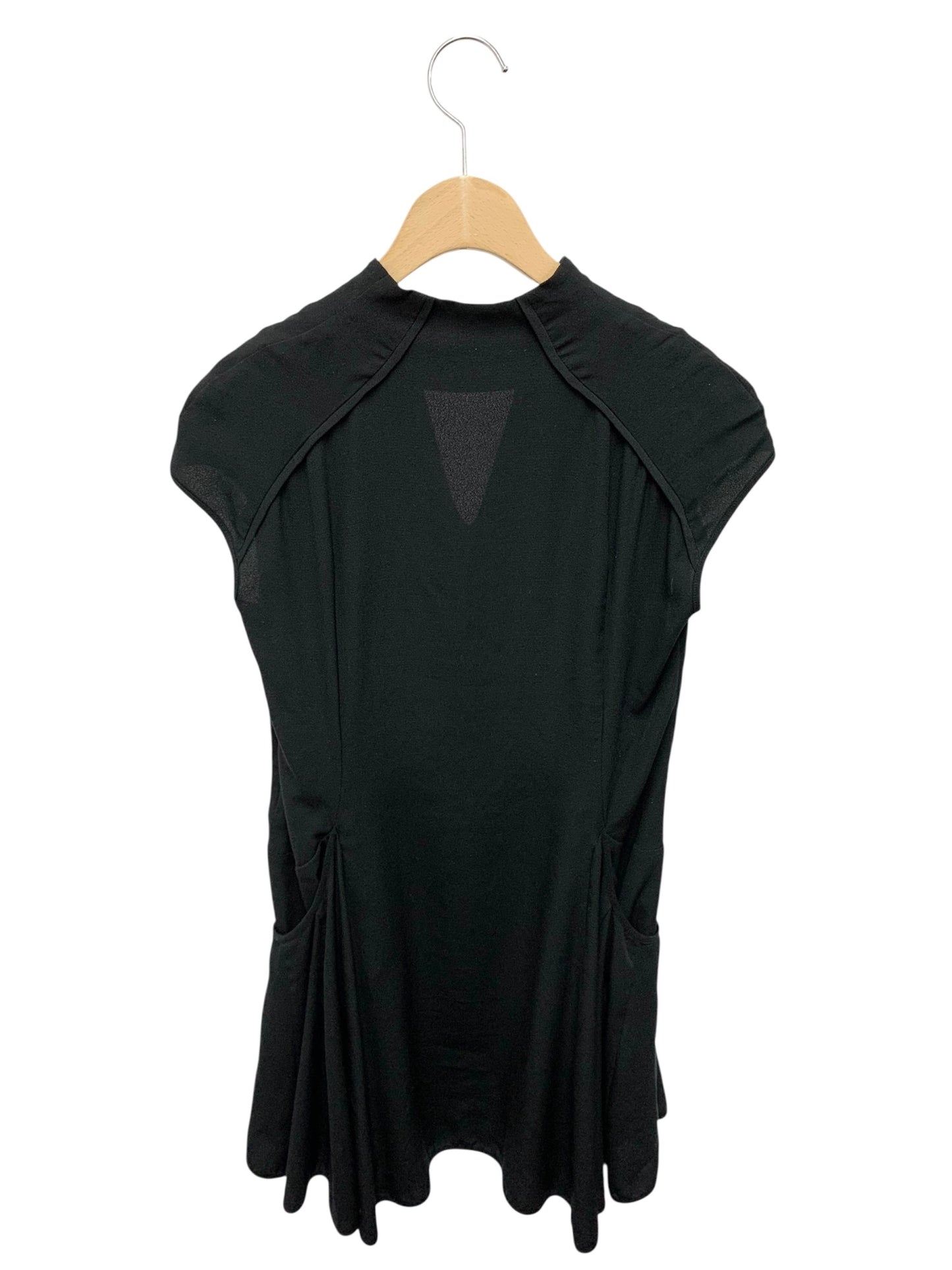 マメ チュニック 1 ブラック フレアー ITQ1LYL2Z2HS 【SALE】