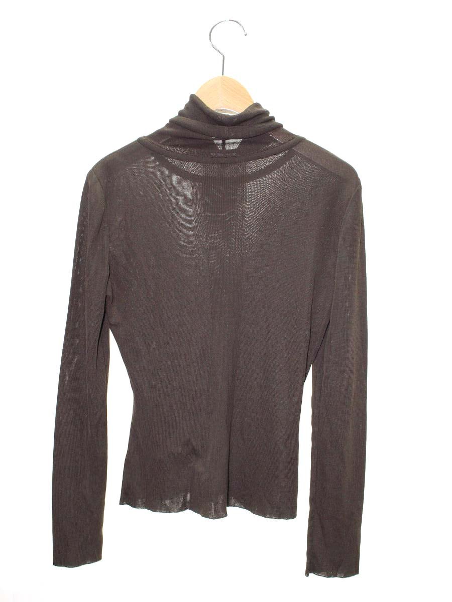 フォクシーブティック 17419 セーター 40 ブラウン タートルネック ITCAUTGT0VSQ