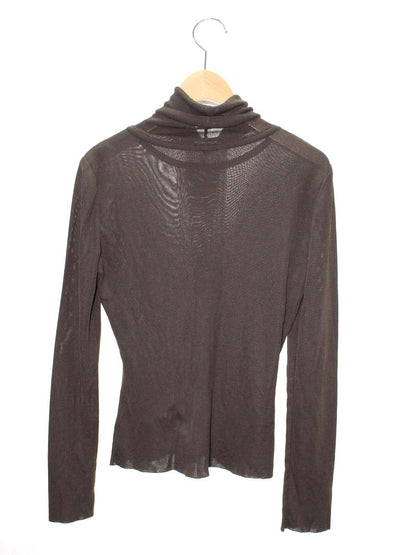 フォクシーブティック 17419 セーター 40 ブラウン タートルネック ITCAUTGT0VSQ