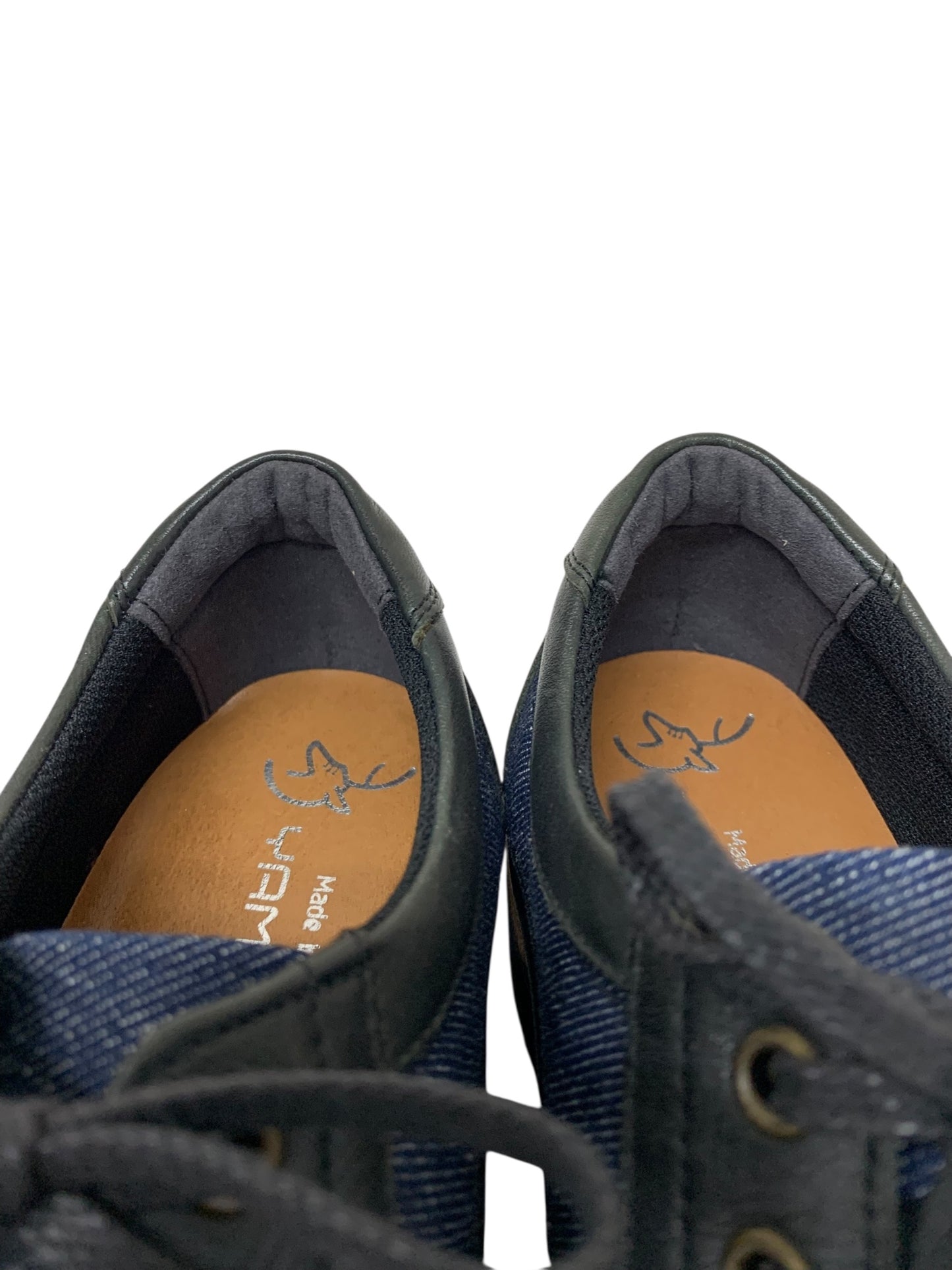 倭イズム YAL2000 スニーカー 24 ブラック 姫路レザーx倉敷デニム 日本製 ITN4ZKEHUTAM