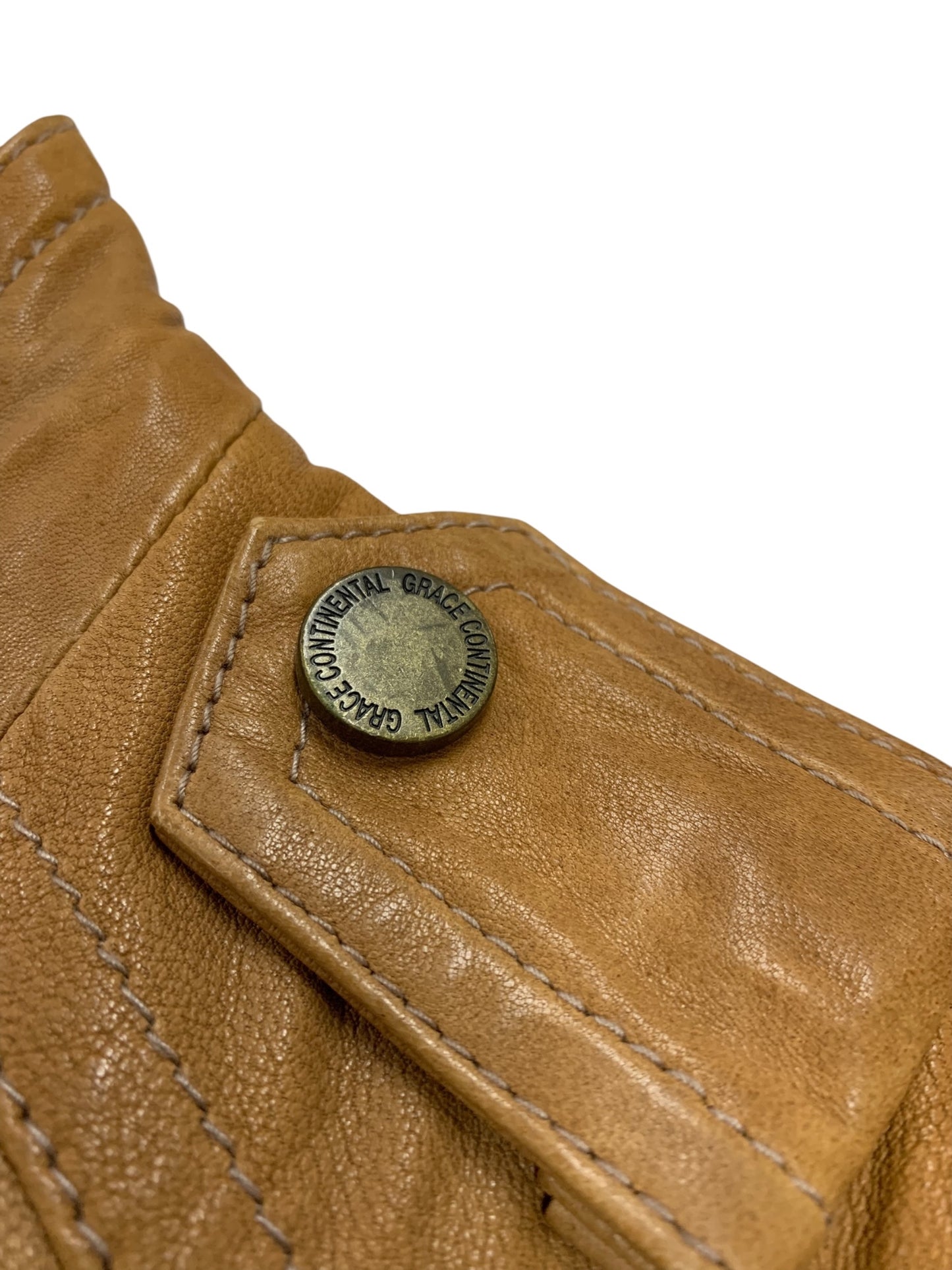 ダイアグラム 0418 0401 ライダースジャケット 36 ブラウン ラムレザー 羊革 IT7BFFU3GSA0 【SALE】