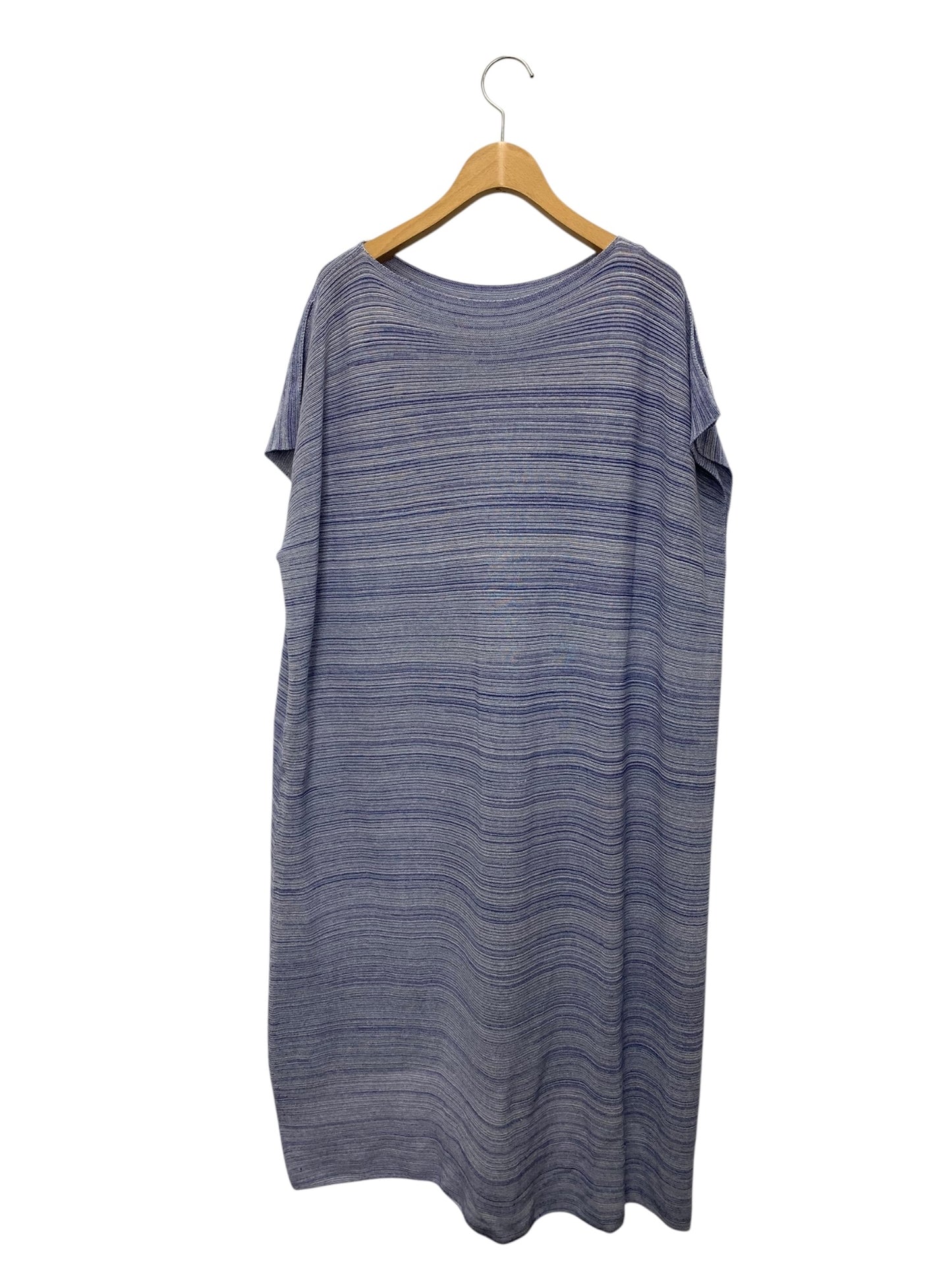 132 5. イッセイミヤケ IL21KH732 ワンピース 2 ブルー ニット ITXJUM47U9PX