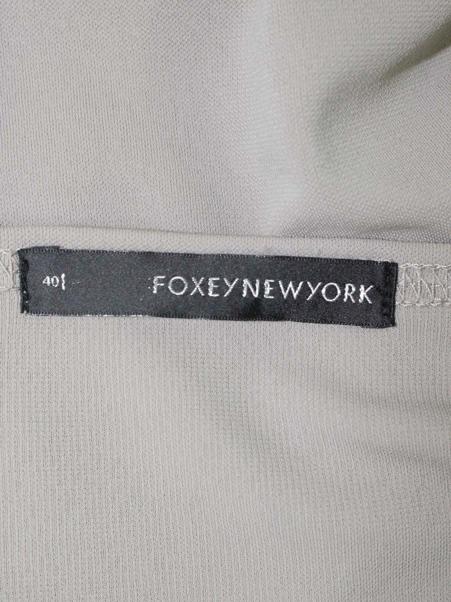 フォクシーニューヨーク マットストレッチジャージー 25733 Tシャツ カットソー 40 カーキグリーン 2010年増産品 ITQS0FMT4UVI