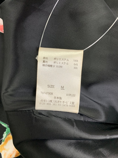 シビラ ワンピース M ブラック 花 ITV0G2QPQHE8