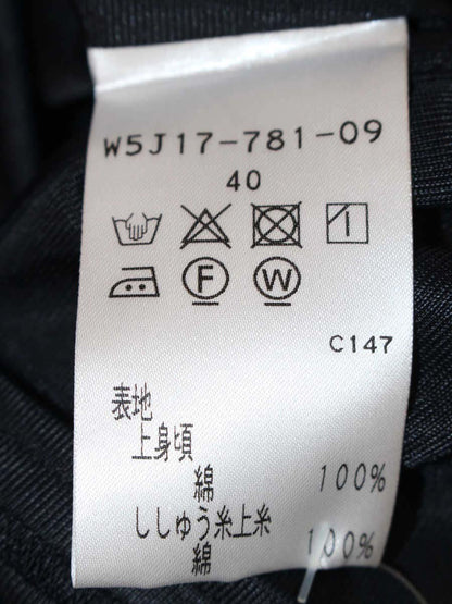トゥービーシック W5J17-781-09 ワンピース 40 ブラック 袖シフォン 切替 IT82KIBJP25C