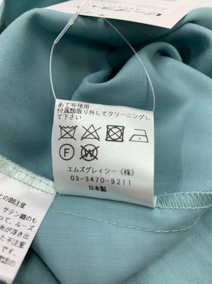 エムズグレイシー 110101 カットソー 40 ブルー パフスリーブ ITSOBNGZH7SG