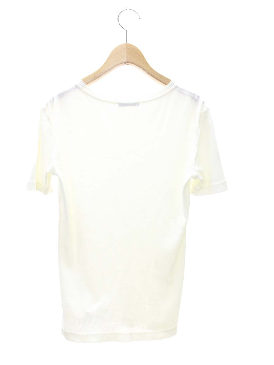イッセイミヤケ IM61-JK112 ニットトップス M アイボリー 半袖 ITWIULXTJNG2