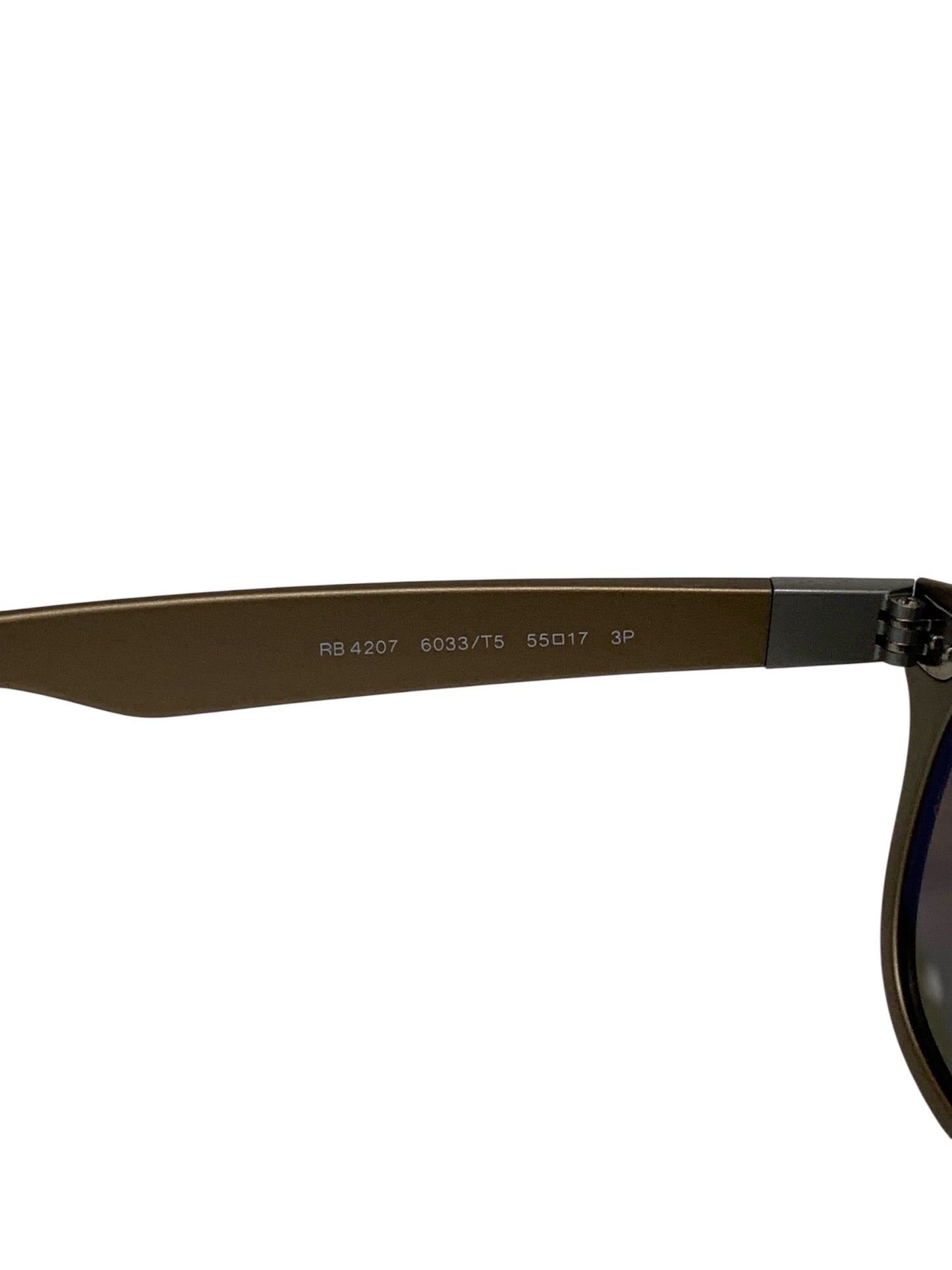 レイバン NEW WAYFARER LITEFORCE RB4207 サングラス ブラウン セルフレーム スクエア IT4QXKMPKNYM