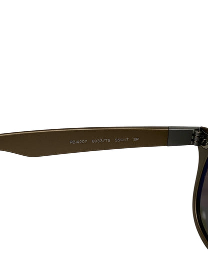 レイバン NEW WAYFARER LITEFORCE RB4207 サングラス ブラウン セルフレーム スクエア IT4QXKMPKNYM