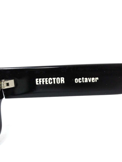 エフェクター octaver オクターバー メガネ ブラック セルフレーム スクエア IT48P04O63EW