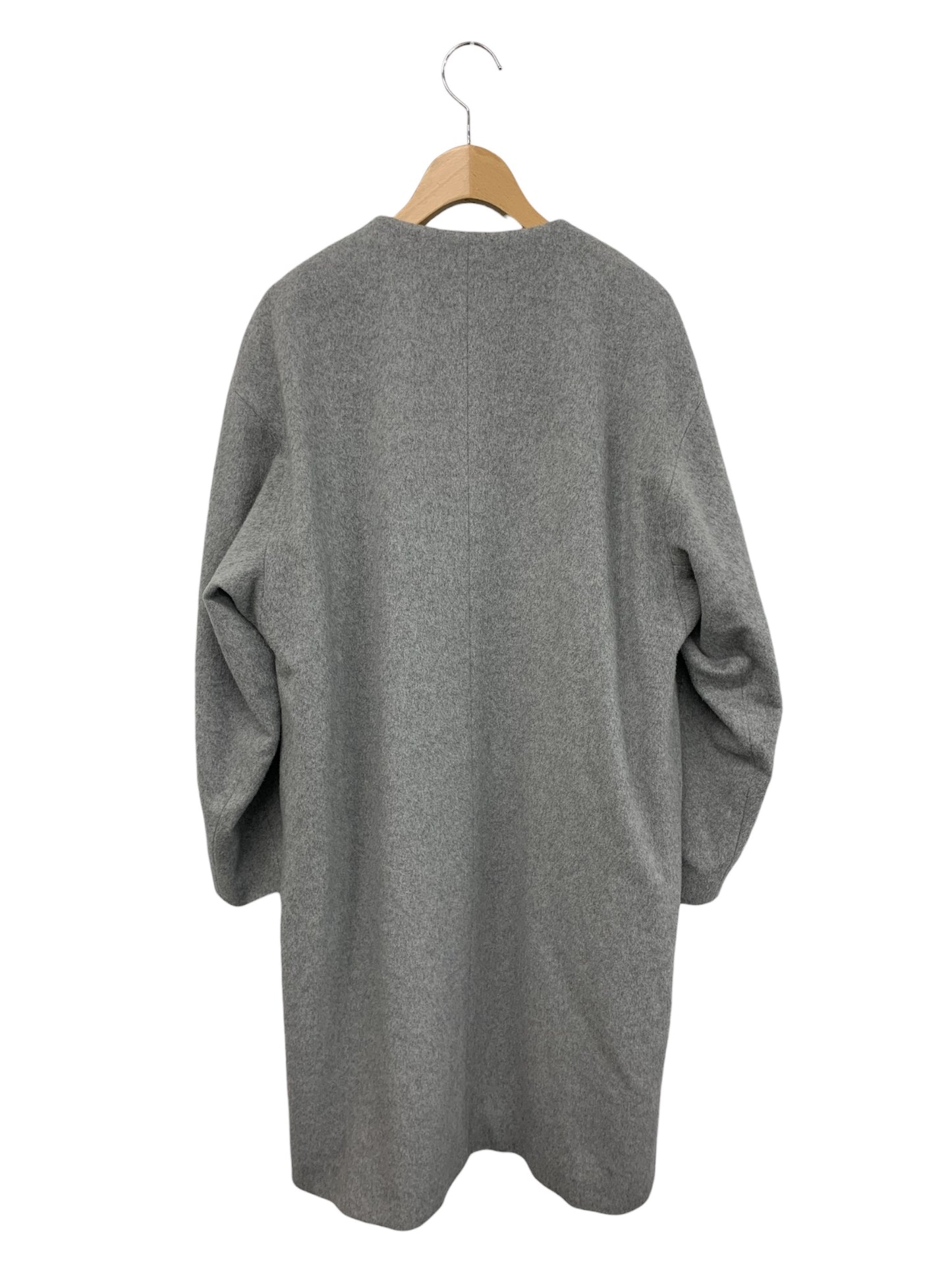 ギャルリーヴィー 23-08-95-08403 ロングコート 36 グレー カシミヤ ITNRXDHA4OUA