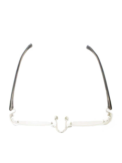 フォーナインズ TW-30T メガネ グレー スクエア リムレス ITPC8892G6OG