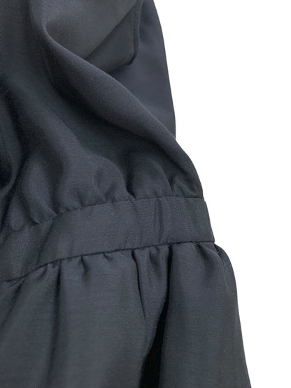 ルネ 5536080 ワンピース 38 ネイビー フロントボタン タックフレア ITBHZKUXJX7C