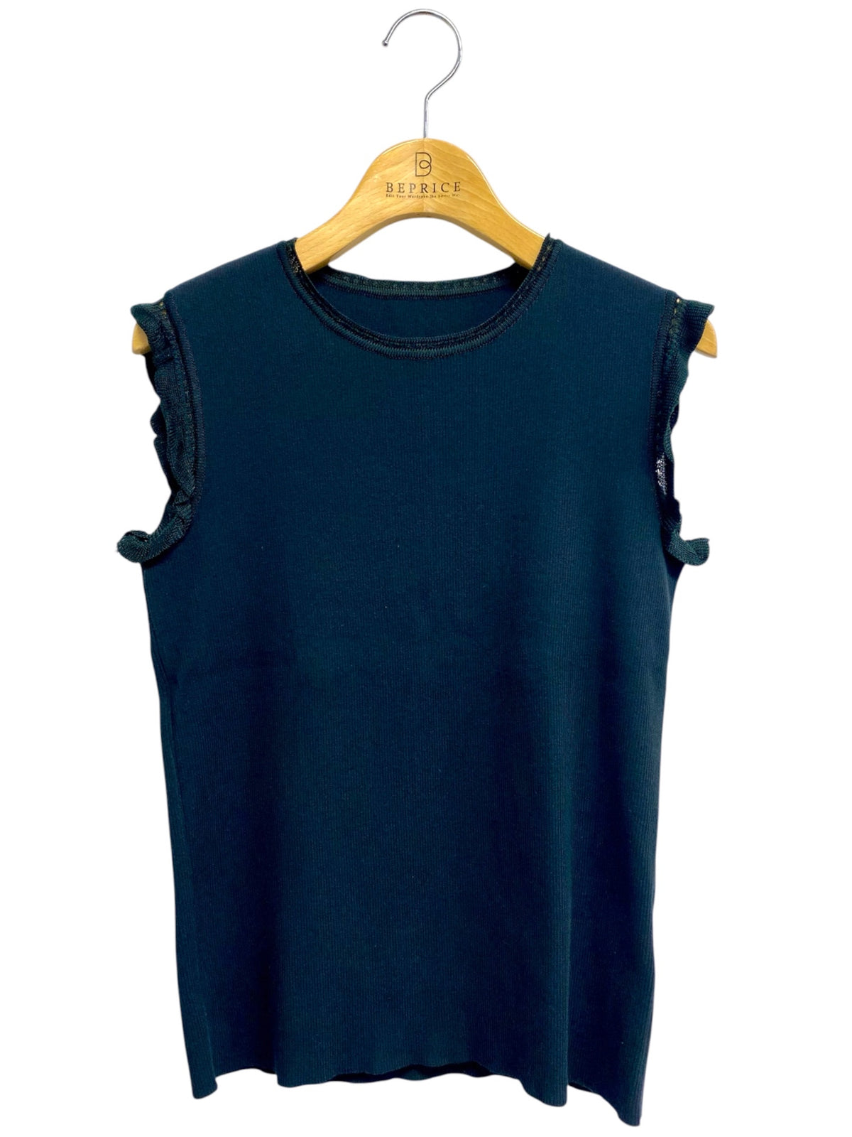 フォクシーブティック wint top knit top 36771 ニット セーター 38 ブラック フリル ITILIJ5GV5NW