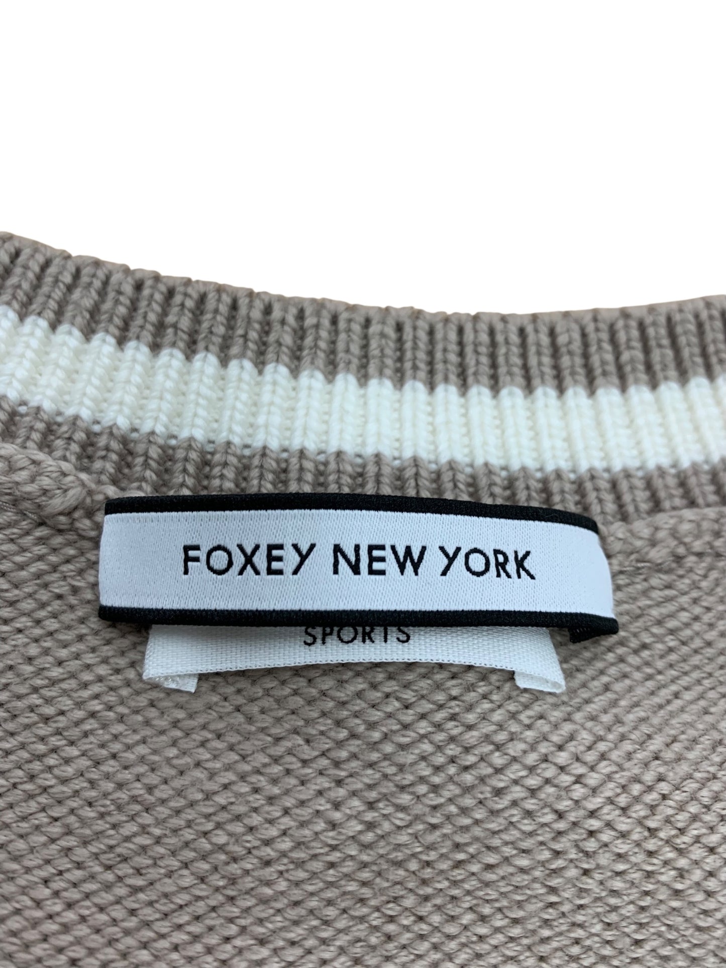 フォクシースポーツ Vneck CARDIGAN 40726 カーディガン 38 グレー IT9AP4QFFG58