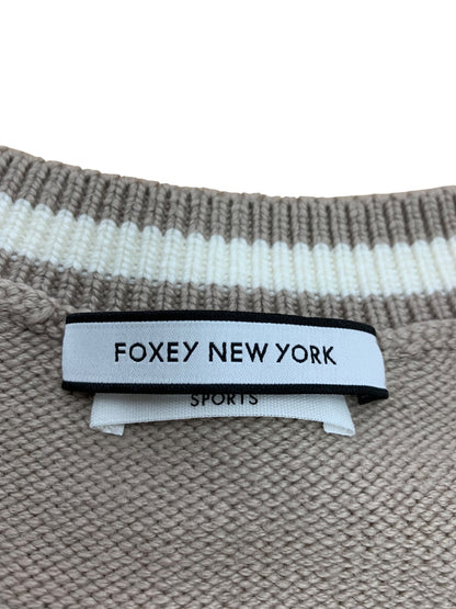 フォクシースポーツ Vneck CARDIGAN 40726 カーディガン 38 グレー IT9AP4QFFG58