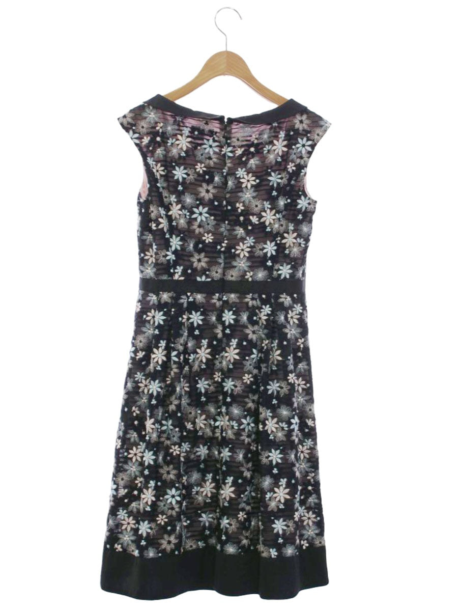 トッカ OPTOSS0060 ワンピース 0 ブラック フラワーモチーフ 刺繍 ITNTWU3VVRME