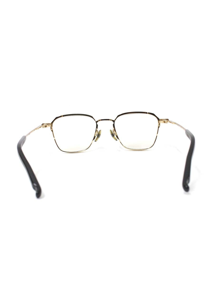 フォーナインズ S-981T メガネ ゴールド/ブラック メタルフレーム ボストン ITGZHRJ0IBO8