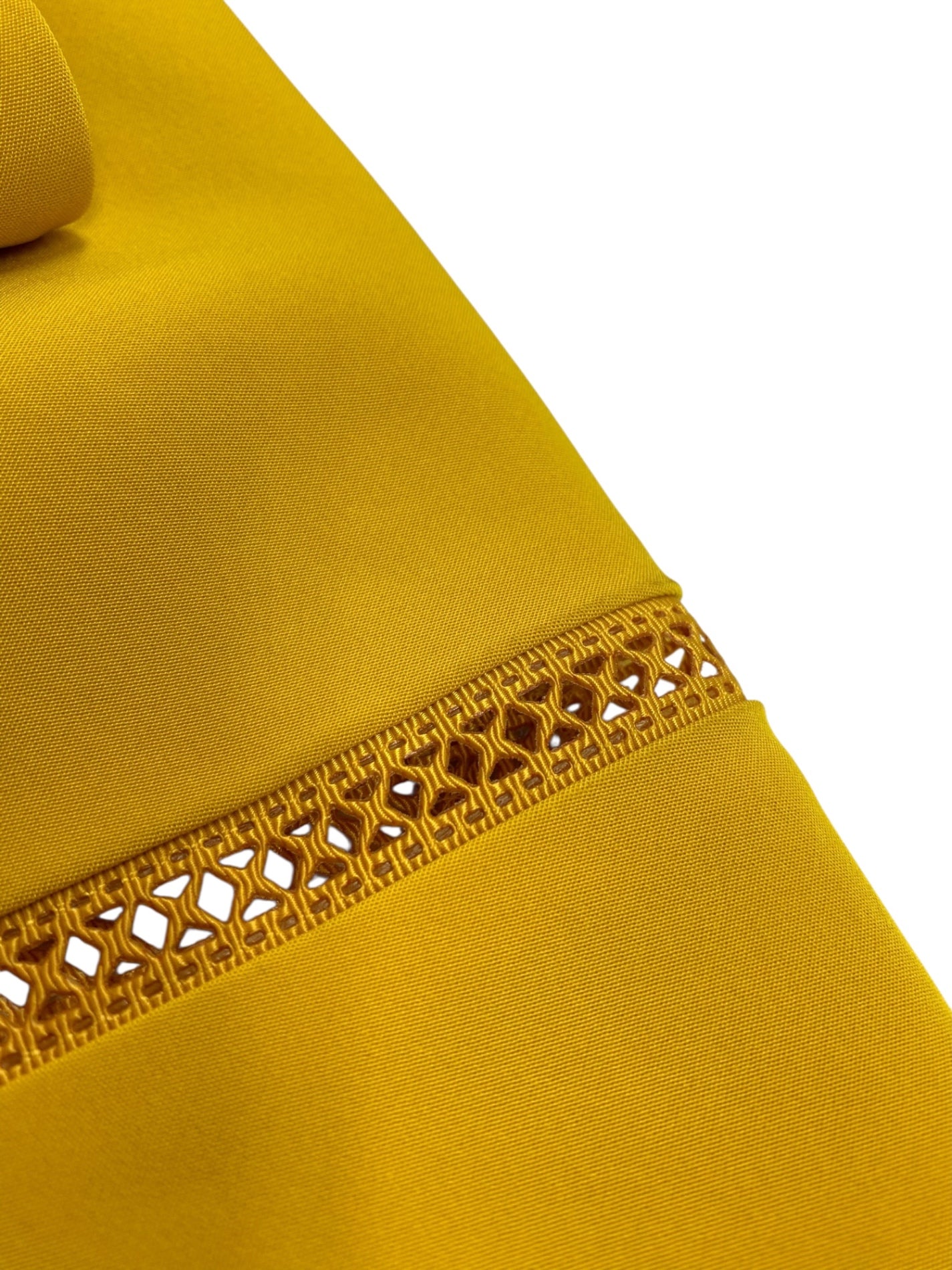 フォクシーニューヨーク Dress Elegant Stitch 39925 42 イエロー